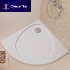 Corner shower base EGGraisedceramicnon-slip
