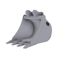 Standard bucket for backhoe loadersfor excavators