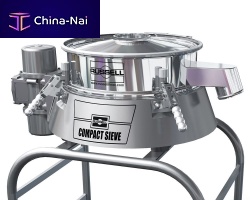 Circular vibrating screener Compact Sieve®dry screeningwet screeningfor wastewater treatment