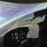 Helicopter simulator AS350trainingcockpit