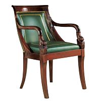 Empire style chair FA35 indoorleatherupholstered