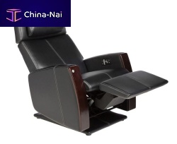Contemporary armchair PERFECT CHAIR® : PCX-720leatherwith footrestreclining