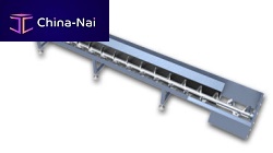 Screw conveyor inclinedtransportdischarge