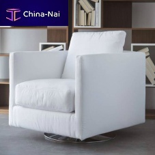 Contemporary armchair 960 ZONEleatherfabricwith removable cover