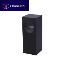 Public space bollard light WATCHMAN minimalist designglassaluminum