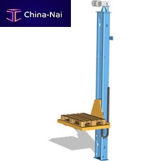 Vertical conveyor transportfor pallet