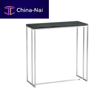 Contemporary side table SMLlavastainless steelrectangular