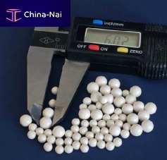 Zirconium silicate bead aluminium