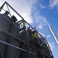 Cyclone dust collector HURRICANEreverse air cleaninghigh-efficiency