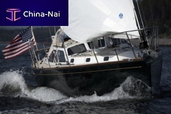Ocean cruising sailboat 45 RSracing2-cabinraised pilothouse