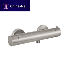 Double-handle shower mixer tap EA980102.440wall-mountedthermostaticstainless steel