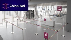 Tape guidance barrier for airport