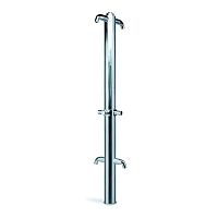 Public pool shower column 1702 04with feet showeer