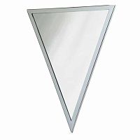 Wall-mounted bathroom mirror 0700contemporarytriangularmetal