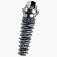 Conical dental implant UNIKO titaniumexternalone-piece