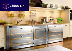 Contemporary kitchen COMPOSIZIONE 26steelwith handle