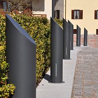 Urban bollard light U.LIGHT.1contemporarygalvanised steelLED