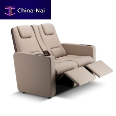 Polyurethane foam cinema seating RIVA TWIN HERITAGE 4303home cinemahomebeige