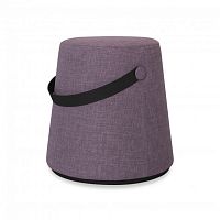 Contemporary pouf ENZOfabricoakround