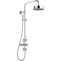 Wall-mounted shower set V6K6XM9-CPcontemporarywith hand showerthermostatic