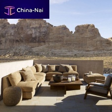 Modular sofa DESERT MODERNcontemporaryoutdoorfabric