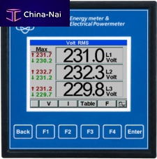 Three-phase electric energy meter ELNet LTpanel-mount