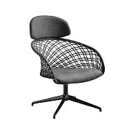Contemporary lounge chair P47 APA GX TS-CUfabricsynthetic leathersteel