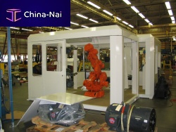 Robotic finishing cell grindingfor machine tools