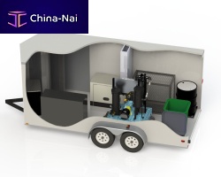 Ships tank cleaning system Trailerportable