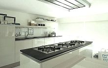 Contemporary kitchen SLATE NATURALslatehandlelessmatte