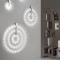Contemporary wall light LAFRAindoormetalround