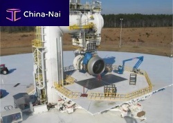 Lifting platform for aeronautical applicationspersonnelhydraulic