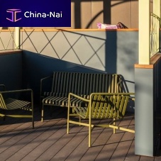 Contemporary sofa patiometalgreen