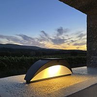 Garden bollard light TRAIT DE LUNEurbancontemporarysteel