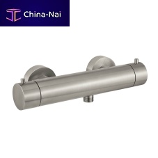 Double-handle shower mixer tap 440AI7165wall-mountedthermostaticstainless steel 316L