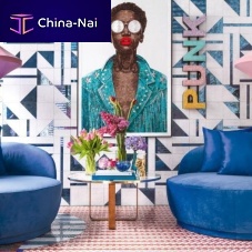 Wall decorative panel WAITINGglasscoloredcommercial