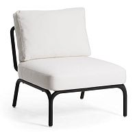 Contemporary fireside chair 400 103 YLANDfabricaluminumwith removable cushion