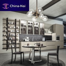 Contemporary kitchen LOUNGElaminatewith integrated handlelacquered
