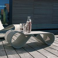 Original design coffee table WILLY GUHLfiber-reinforced concreterectangularhome