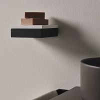 Wall-mounted soap dish ACMP1 - ACB12 / BLACK MATT - WHITE MATTLivingTec®black