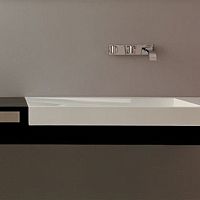 Oak vanity top TOP150CA55with towel rack