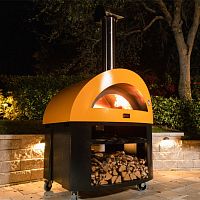 Commercial pizza oven MODERNO 5 Pizzegaswood-burningrack