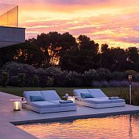 Contemporary sun lounger RANCHOfabricaluminumgarden