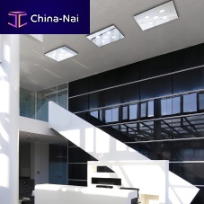 Surface-mounted light fixture DADOLEDrectangularfor public space