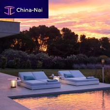 Contemporary sun lounger RANCHOfabricaluminumgarden