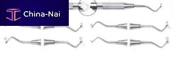 Double-ended dental burnisher 15-68-002 - 006