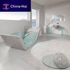 Free-standing bathtub FEELINGcompositewhite