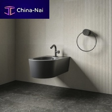 Towel ring RINGwall-mountedsteelblack