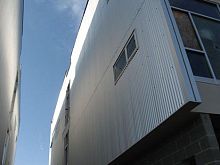 Curved sheet metal aluminumsteelcolored