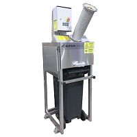 Jar crusher-compactor DT-190LCGverticalglassfor bottles